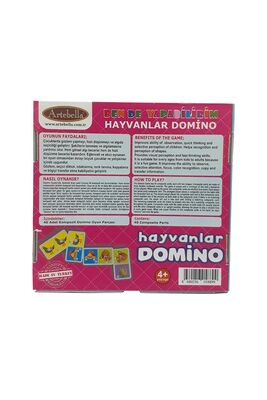 Zeka ve Dikkat Geliştiren Oyunlar I Hayvanlar Domino +4 Yaş