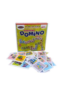 Zeka ve Dikkat Geliştiren Oyunlar I Taşıtlar Domino +4 Yaş