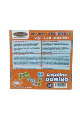 Zeka ve Dikkat Geliştiren Oyunlar I Taşıtlar Domino +4 Yaş