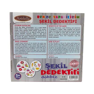 Zeka ve Dikkat Geliştiren Oyunlar I Şekil Dedektifi +5 Yaş