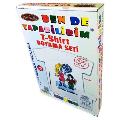 Çocuk T-shirt Boyama Seti +6 Yaş I 06