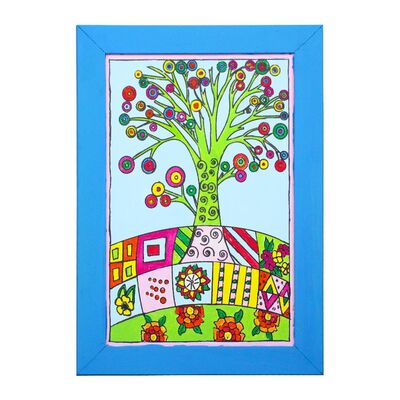 02 I Eğitici Ahşap Çerçeveli Tuval Boyama Seti + 6 Yaş 20x30 cm