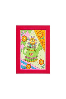 10 I Ahşap Çerçeveli Mandala Tuval Boyama Seti + 6 Yaş 20x30 cm