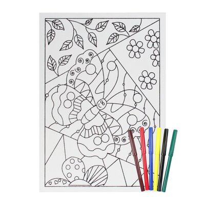 12 I Ahşap Çerçeveli Mandala Tuval Boyama Seti + 6 Yaş 20x30 cm