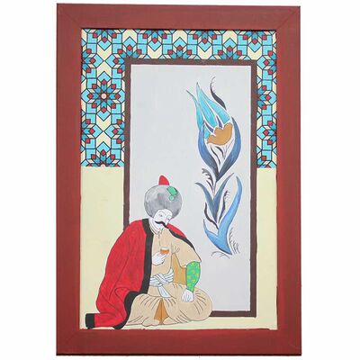 04 I Ahşap Çerçeveli Minyatür Kompozit Boyama Seti + 6 Yaş 20x30 cm