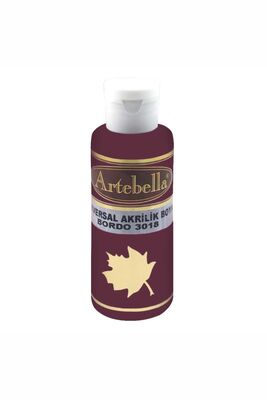 Universal Akrilik Boya 3018 Bordo 130 ml