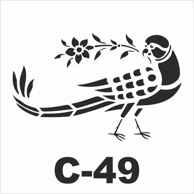 Stencil C-49 15x20 cm