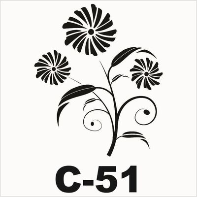 Stencil C-51 15x20 cm