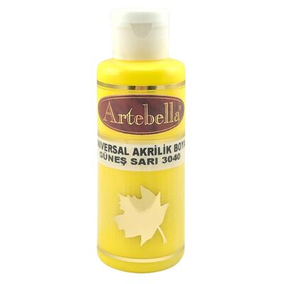 Universal Akrilik Boya 3040 Güneş Sarı 130 ml