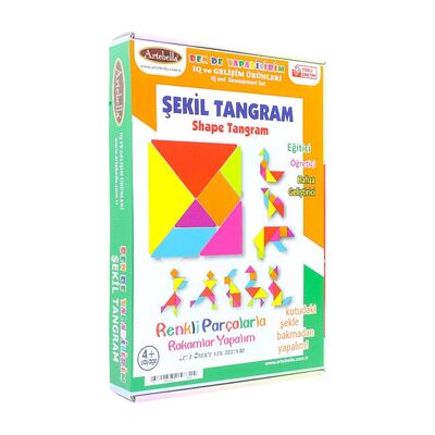 Eğitici Öğretici Çocuk Oyunları I Şekil Tangram +4 Yaş