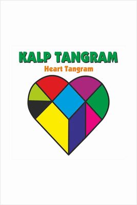 Eğitici Öğretici Çocuk Oyunları I Kalp Tangram +4 Yaş