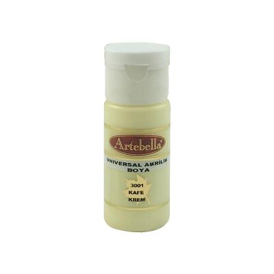 Universal Akrilik Boya 3001 Cafe Crem 30 Ml