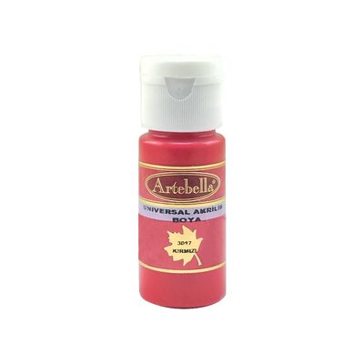 Universal Akrilik Boya 3017 Kırmızı 30 ml