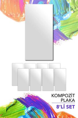 10x20 cm Pres Kompozit Plaka 8'li Paket