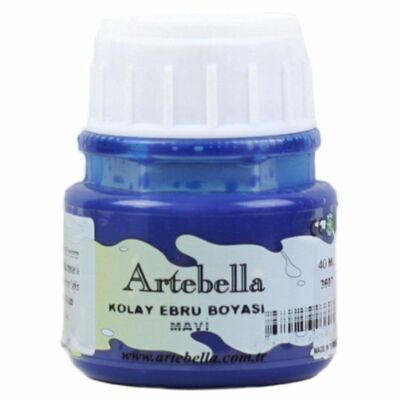 Mavi Kolay Ebru Boyası 3607 60 ml