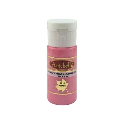 Universal Akrilik Boya 3015 Pembe 30 ml