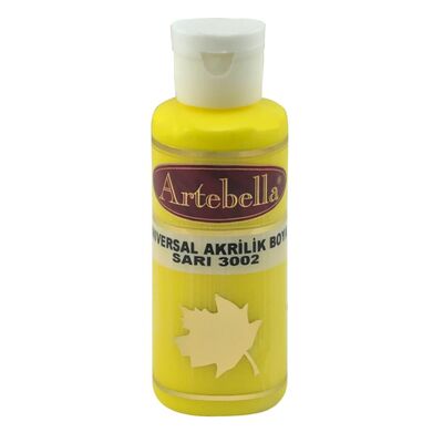 Universal Akrilik Boya 3002 Sarı 130 ml