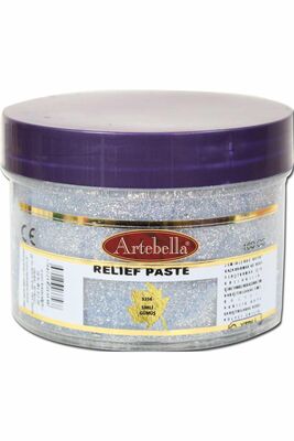 Rölyef Pasta 3356 Simli Gümüş 160 ml