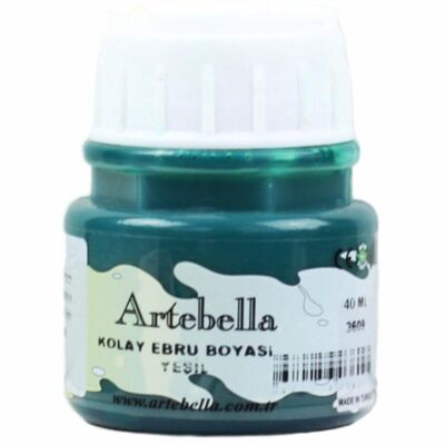 Yeşil Kolay Ebru Boyası 3609 60 ml