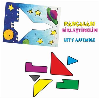 Eğitici Öğretici Çocuk Oyunları 02 I Parçaları Birleştirme +4 Yaş