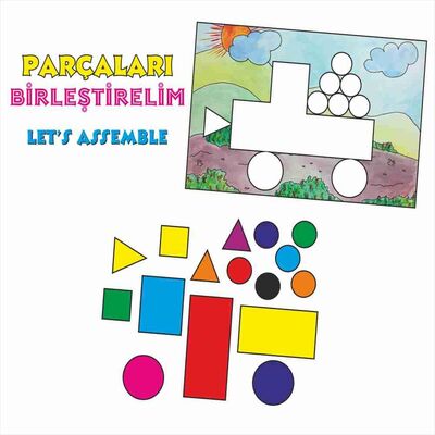 Eğitici Öğretici Çocuk Oyunları 03 I Parçaları Birleştirme +4 Yaş