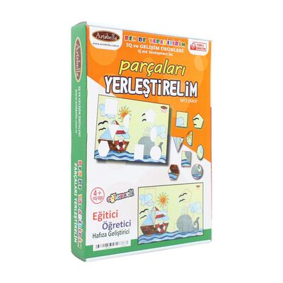 Eğitici Öğretici Çocuk Oyunları 07 I Parçaları Yerleştirme +4 Yaş