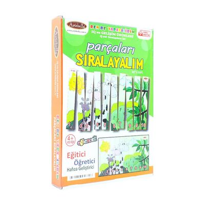 Eğitici Öğretici Çocuk Oyunları 09 I Parçaları Sıralama +4 Yaş